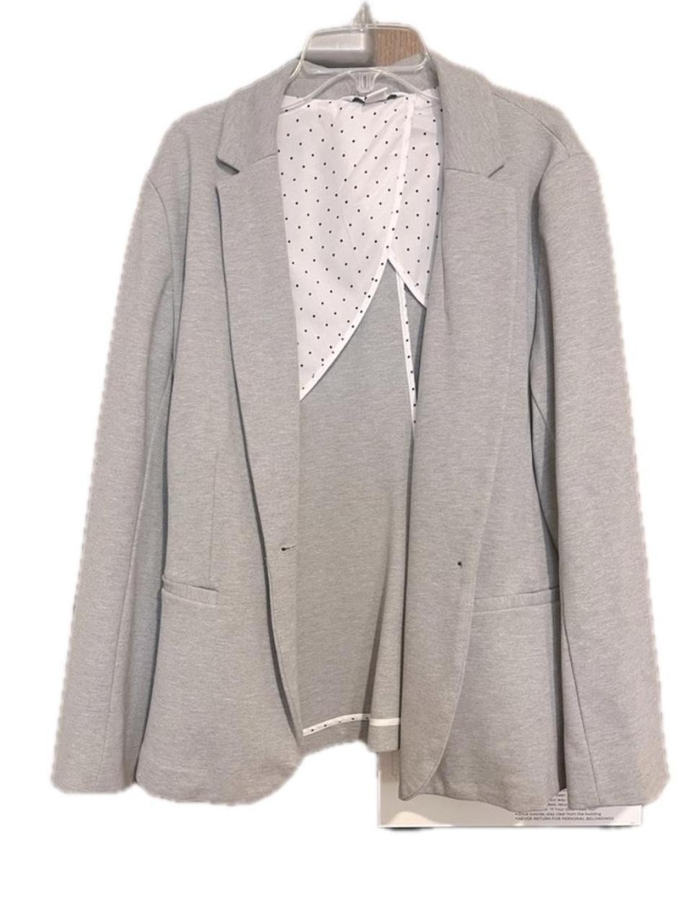 Old Navy Light Gray Open-Front Women's Blazer